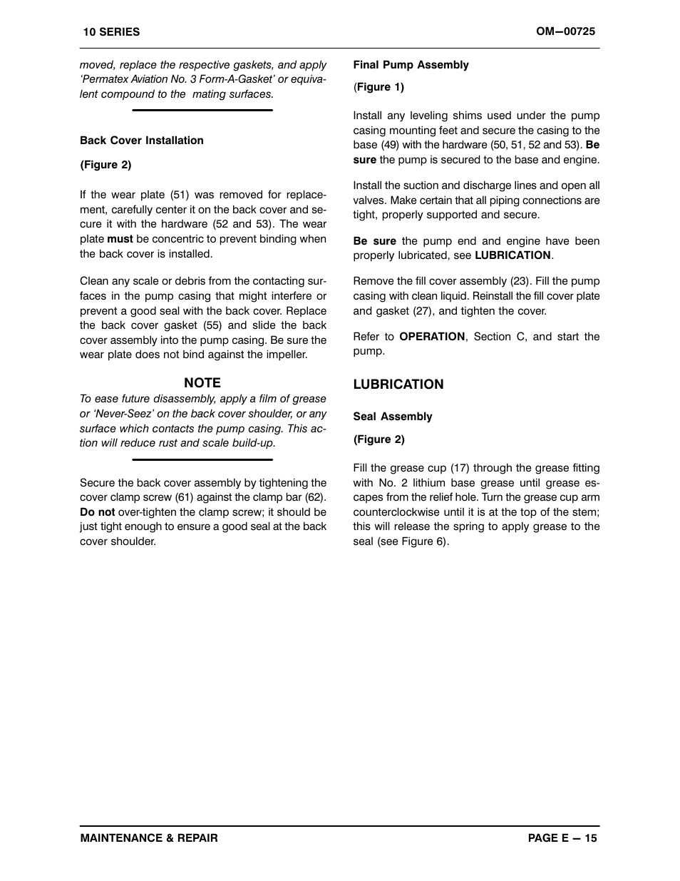 Gorman-Rupp Pumps 16C2-F4L 1319251 and up User Manual | Page 37 / 39