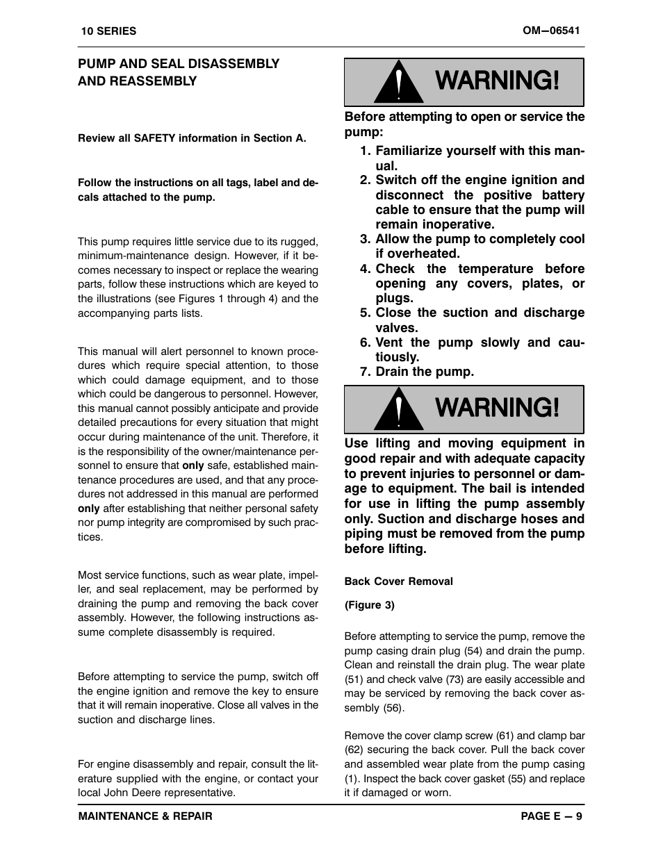 Pump and seal disassembly and reassembly | Gorman-Rupp Pumps 16C2-4045T 1514991 and up User Manual | Page 29 / 39