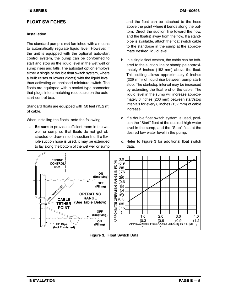 Float switches | Gorman-Rupp Pumps 16A2-F3L 1317807 and up User Manual | Page 12 / 40