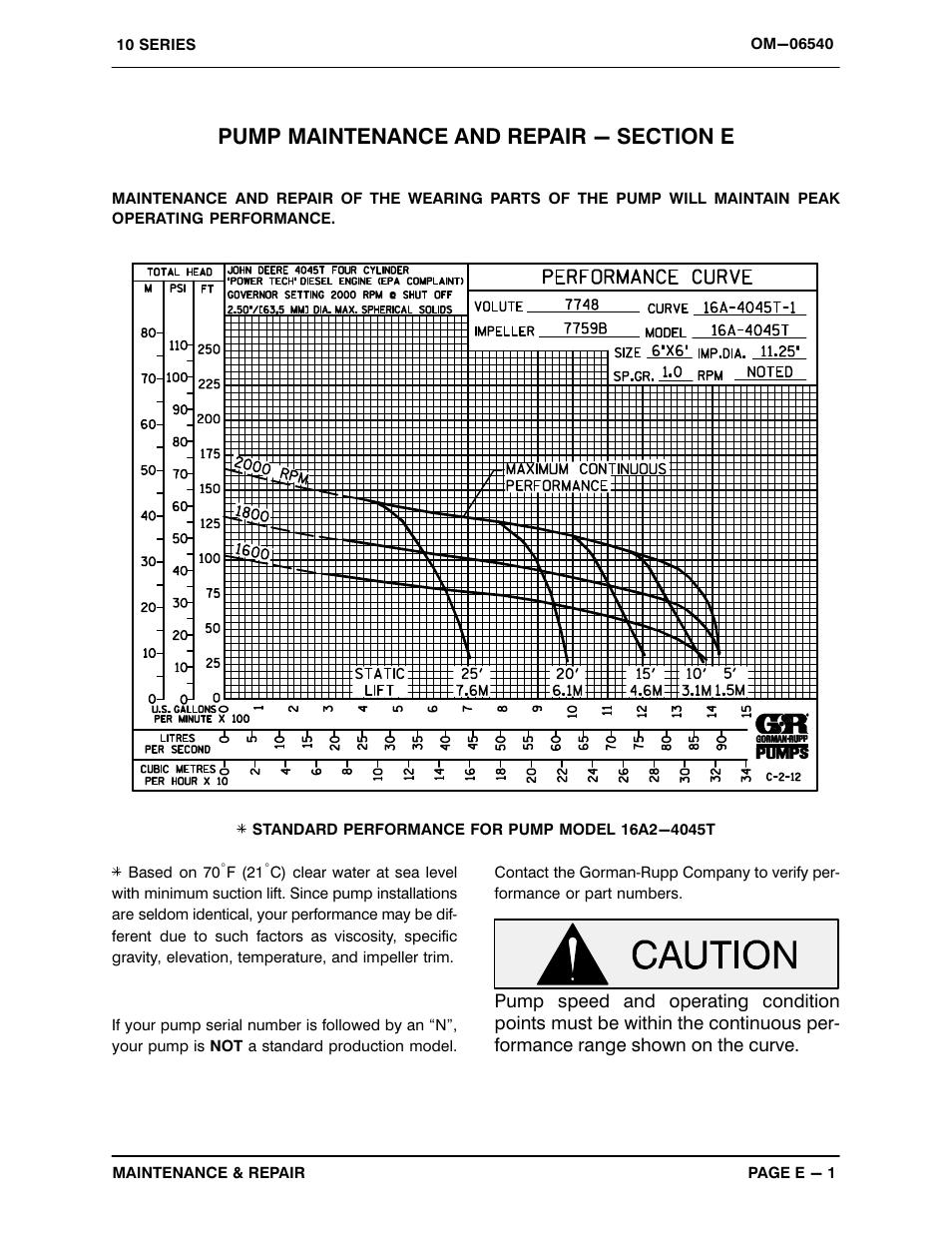 Gorman-Rupp Pumps 16A2-4045T 1514795 and up User Manual | Page 21 / 39