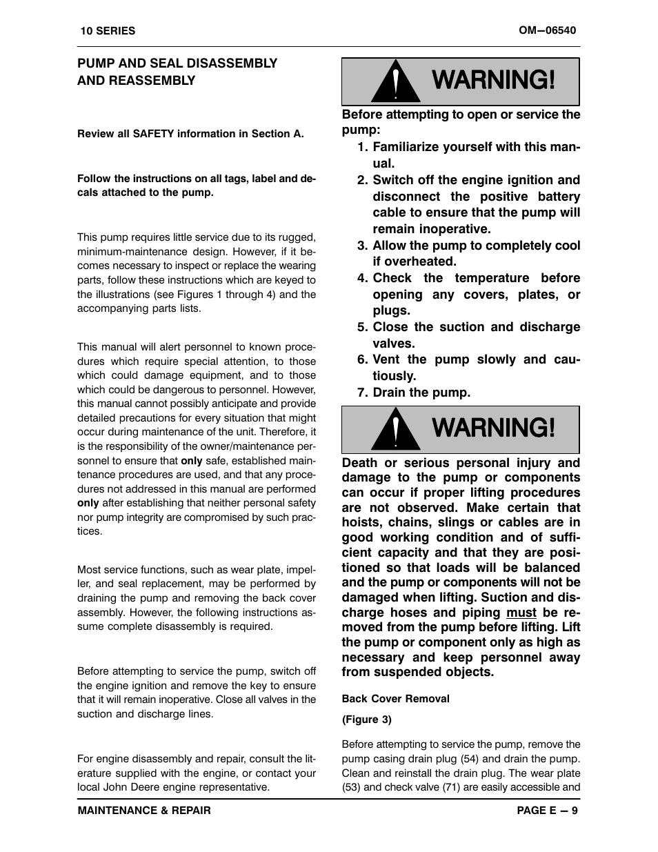 Pump and seal disassembly and reassembly | Gorman-Rupp Pumps 16A2-4045T 1514795 and up User Manual | Page 29 / 39