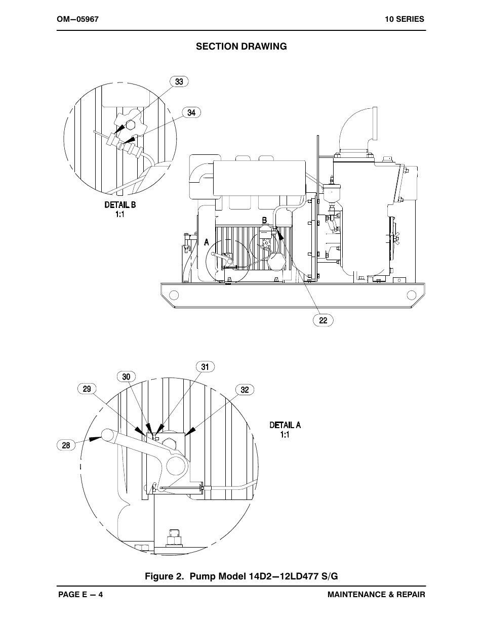 Gorman-Rupp Pumps 14D2-12LD477 S/G 1348079 and up User Manual | Page 22 / 33