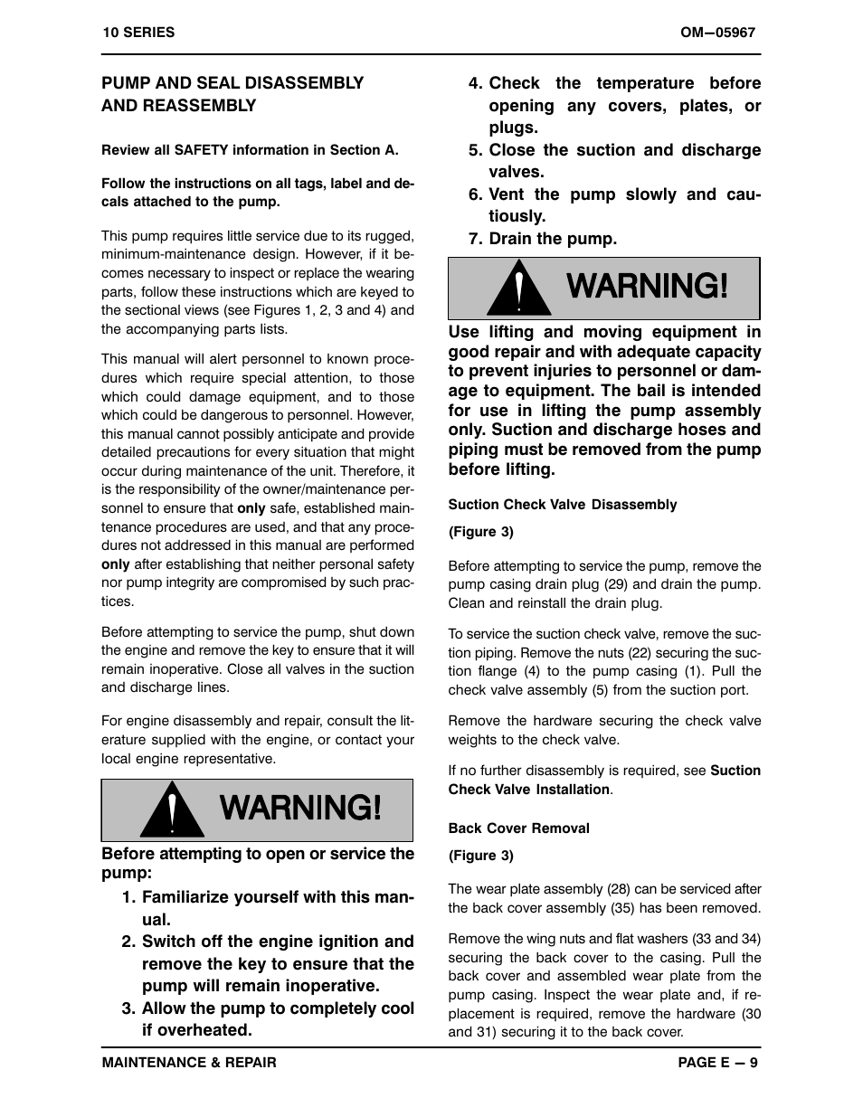 Pump and seal disassemblyand reassembly | Gorman-Rupp Pumps 14D2-12LD477 S/G 1348079 and up User Manual | Page 27 / 33