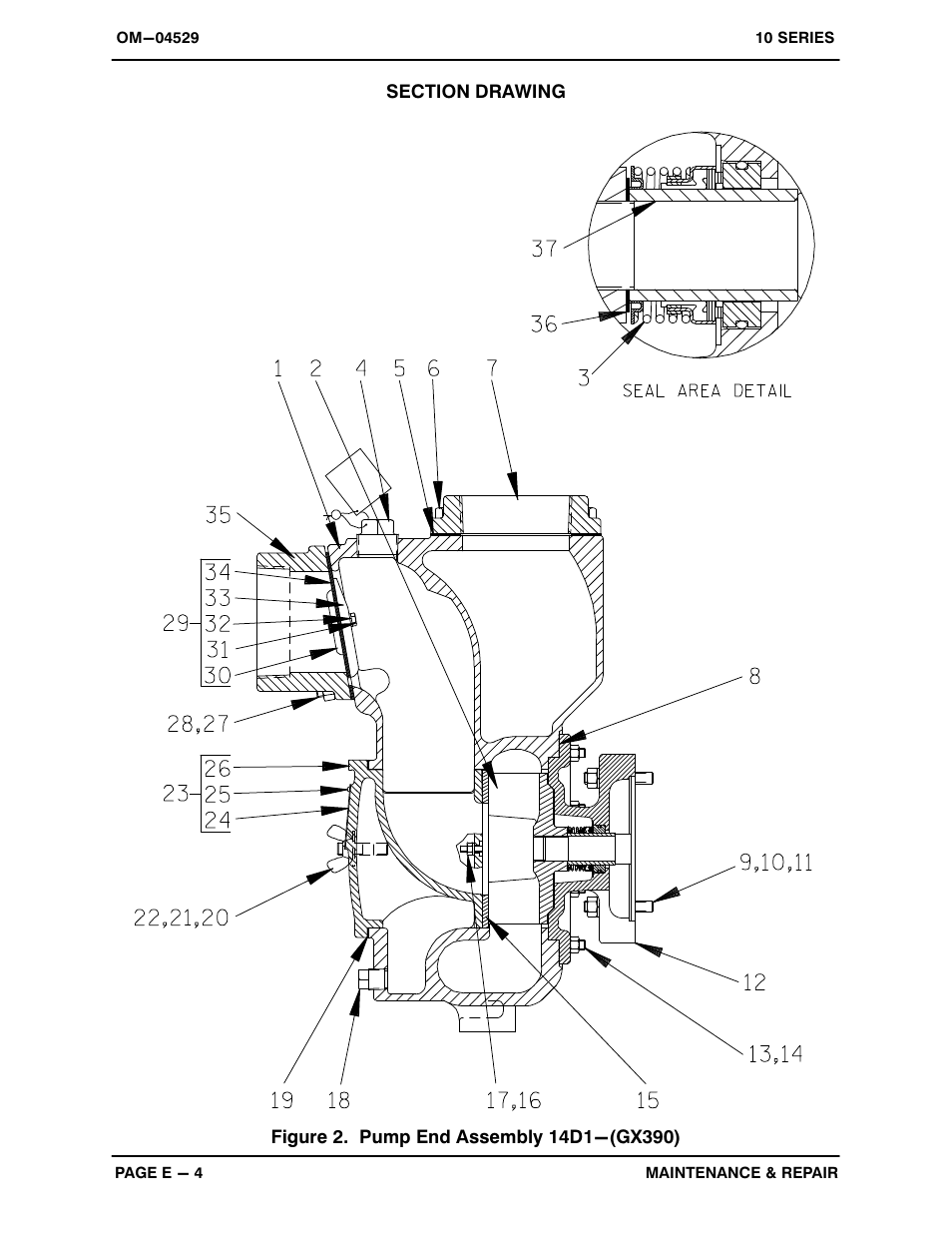 Gorman-Rupp Pumps 14D1-GX390 1142746 thru 1325667 User Manual | Page 21 / 28