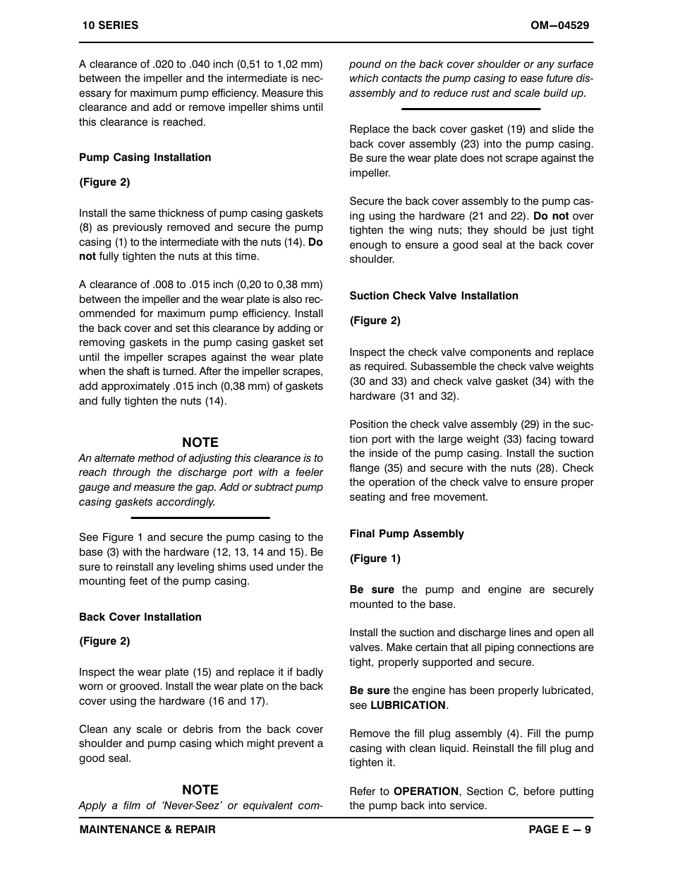 Gorman-Rupp Pumps 14D1-GX390 1142746 thru 1325667 User Manual | Page 26 / 28