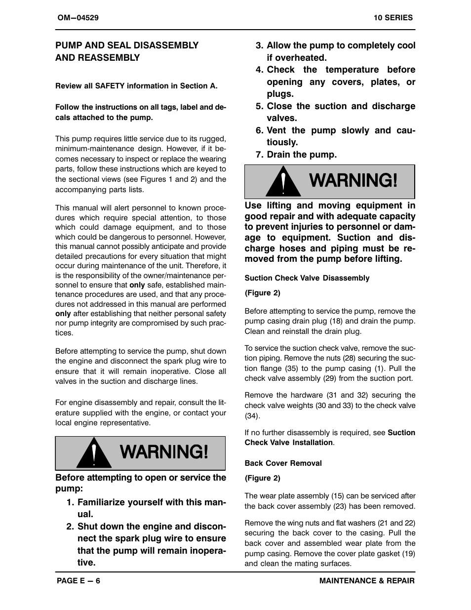 Gorman-Rupp Pumps 14D1-GX390 1325668 and up User Manual | Page 24 / 29