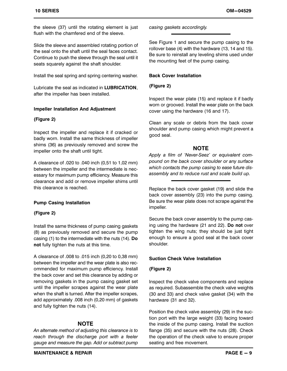 Gorman-Rupp Pumps 14D1-GX390 1325668 and up User Manual | Page 27 / 29