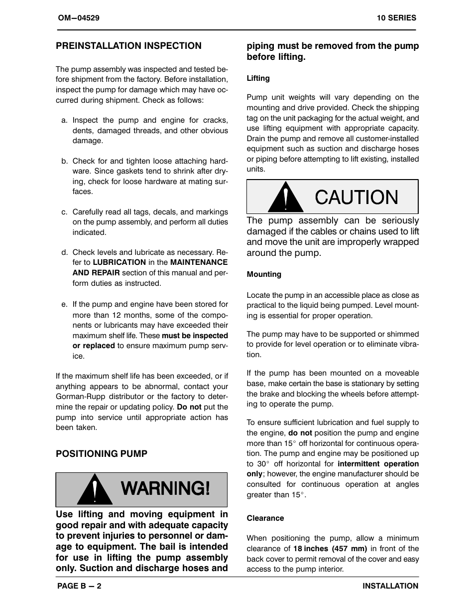 Gorman-Rupp Pumps 14D1-GX390 1325668 and up User Manual | Page 9 / 29