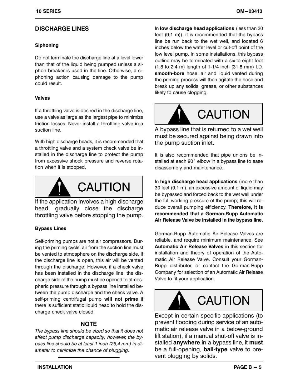 Gorman-Rupp Pumps 14C20-F3L 1319349 and up User Manual | Page 12 / 37