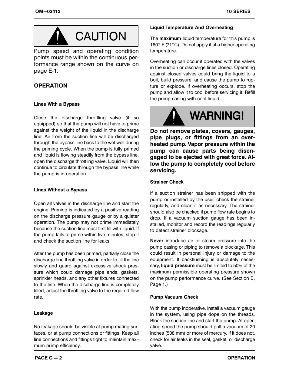 Gorman-Rupp Pumps 14C20-F3L 1319349 and up User Manual | Page 16 / 37