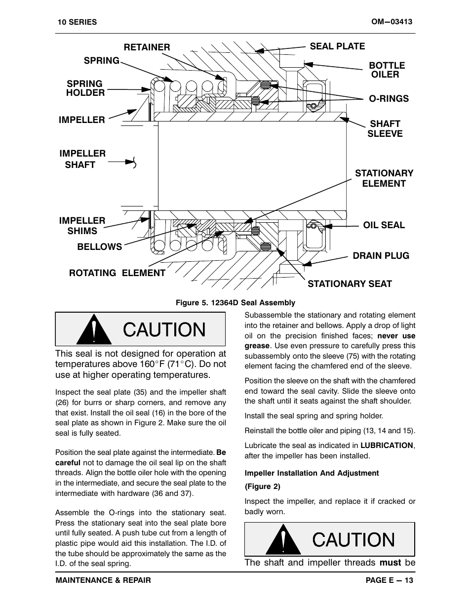 Gorman-Rupp Pumps 14C20-F3L 1319349 and up User Manual | Page 34 / 37