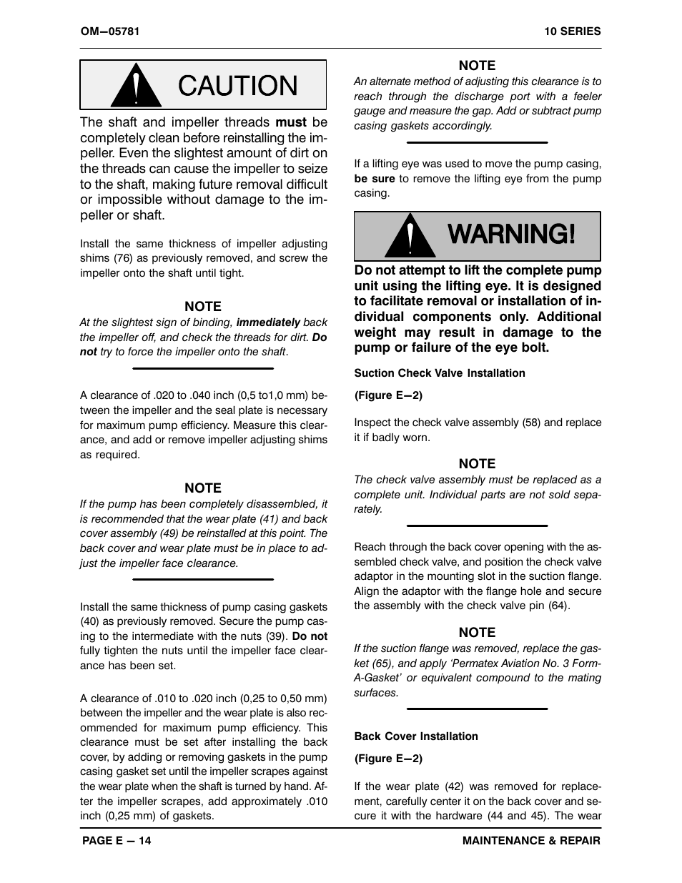 Gorman-Rupp Pumps 14C20-4024T 1303140 and up User Manual | Page 36 / 38