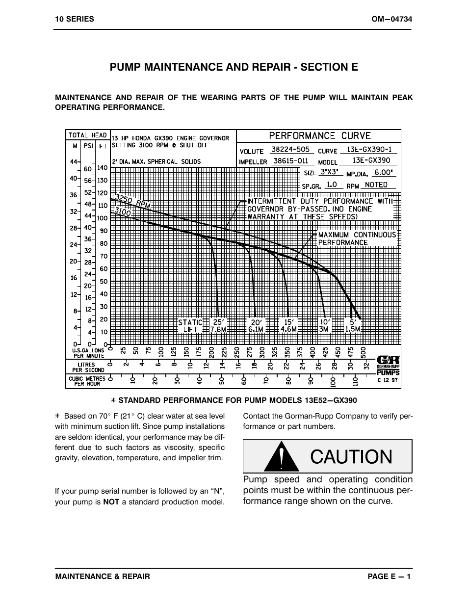 Gorman-Rupp Pumps 13E52-GX390 1368838 and up User Manual | Page 19 / 29