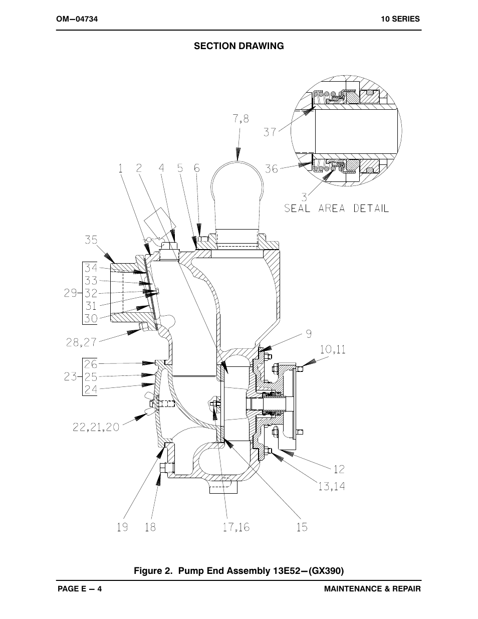 Gorman-Rupp Pumps 13E52-GX390 1368838 and up User Manual | Page 22 / 29