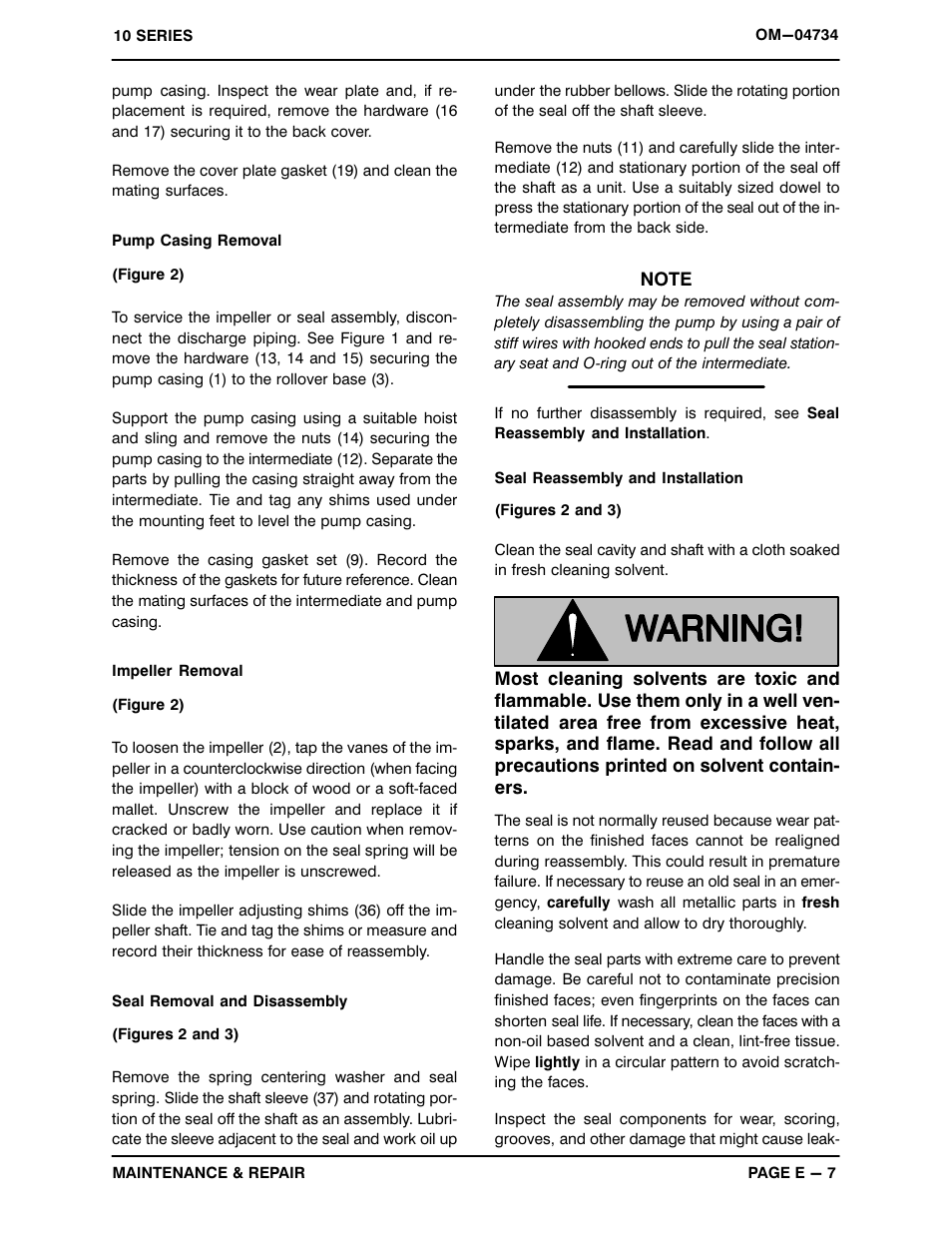 Gorman-Rupp Pumps 13E52-GX390 1368838 and up User Manual | Page 25 / 29