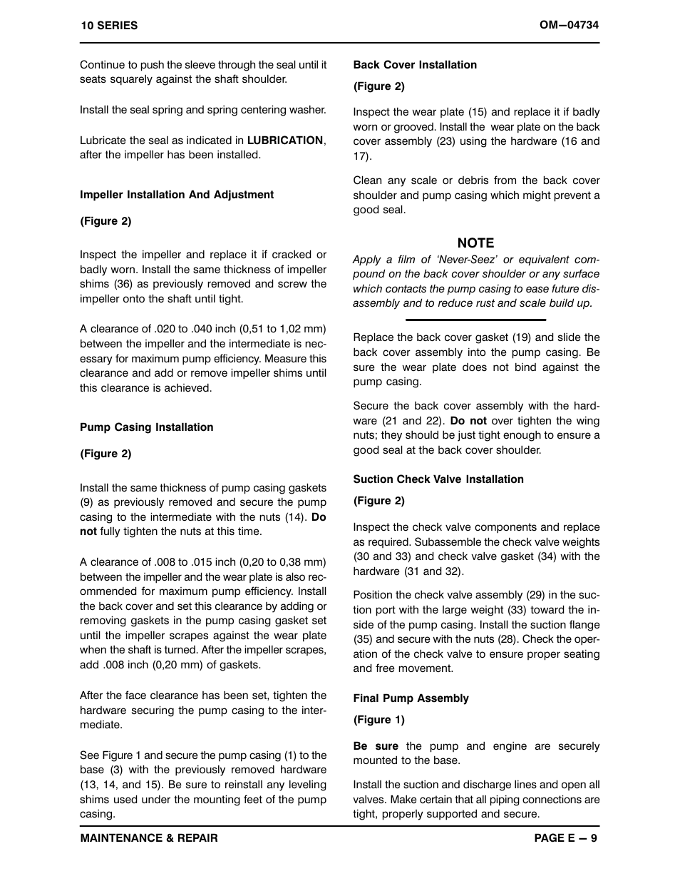 Gorman-Rupp Pumps 13E52-GX390 1368838 and up User Manual | Page 27 / 29