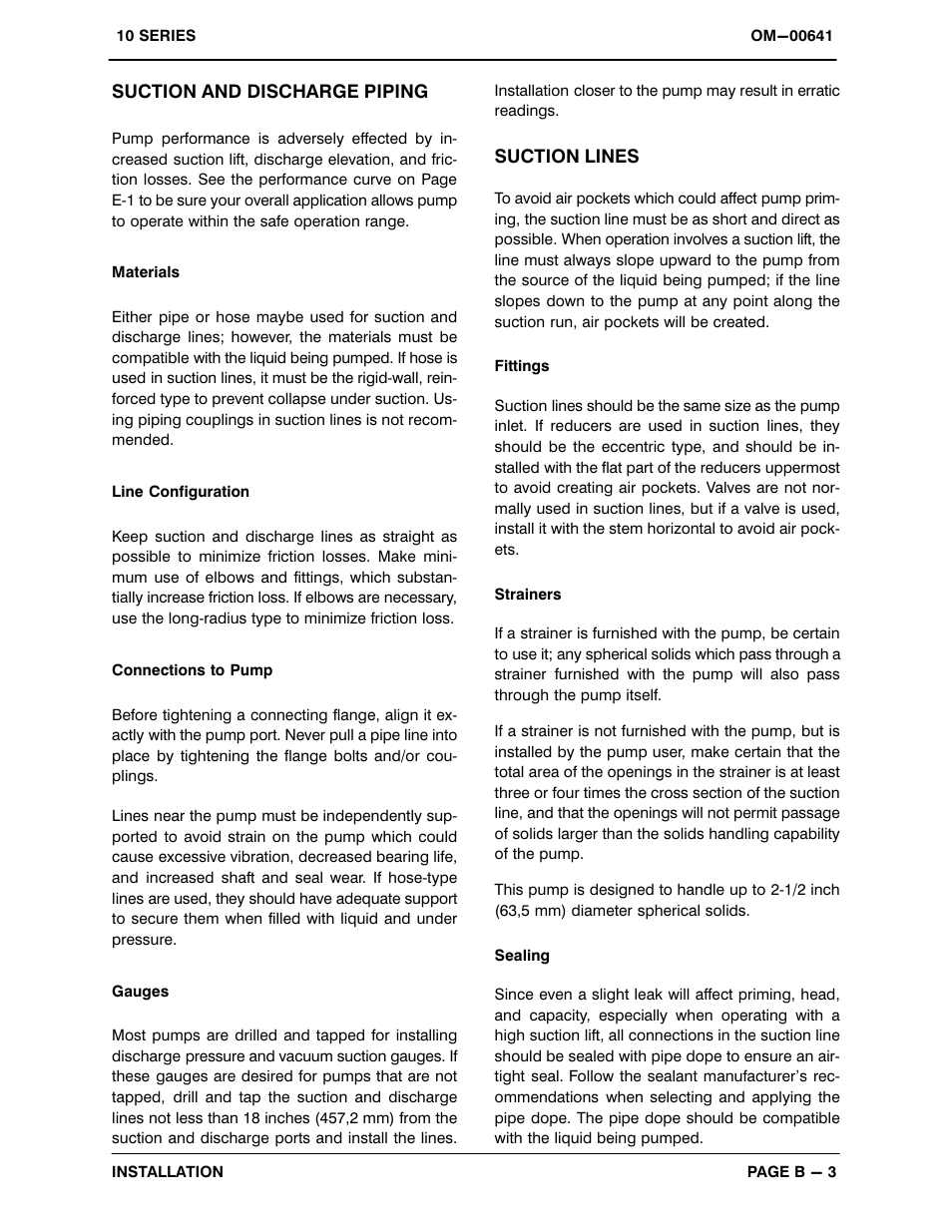 Gorman-Rupp Pumps 13C20-B 710764 and up User Manual | Page 10 / 35