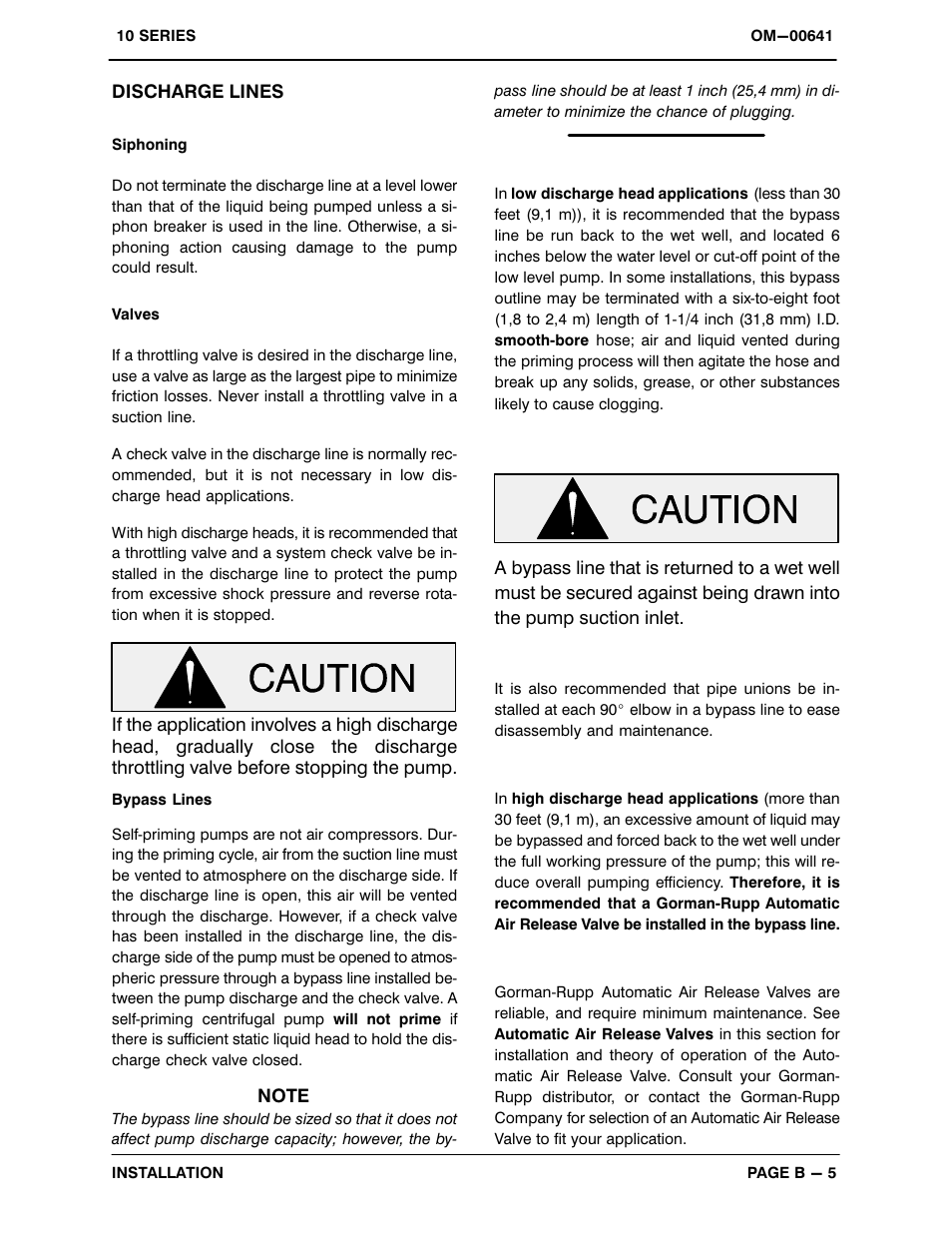 Gorman-Rupp Pumps 13C20-B 710764 and up User Manual | Page 12 / 35