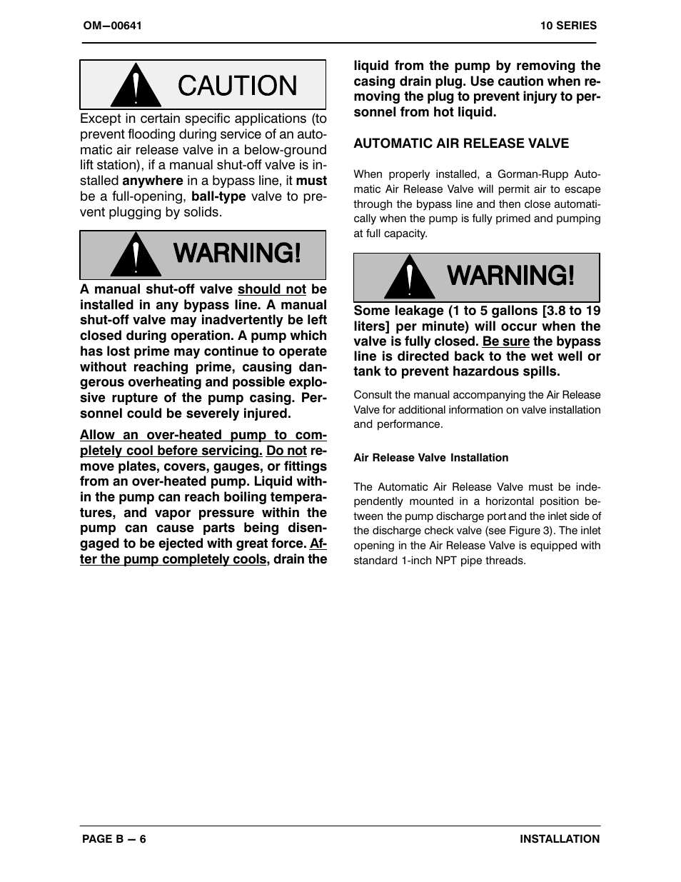 Gorman-Rupp Pumps 13C20-B 710764 and up User Manual | Page 13 / 35