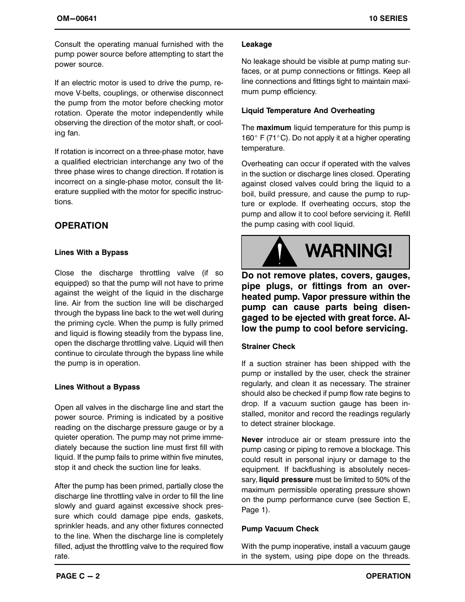 Gorman-Rupp Pumps 13C20-B 710764 and up User Manual | Page 20 / 35