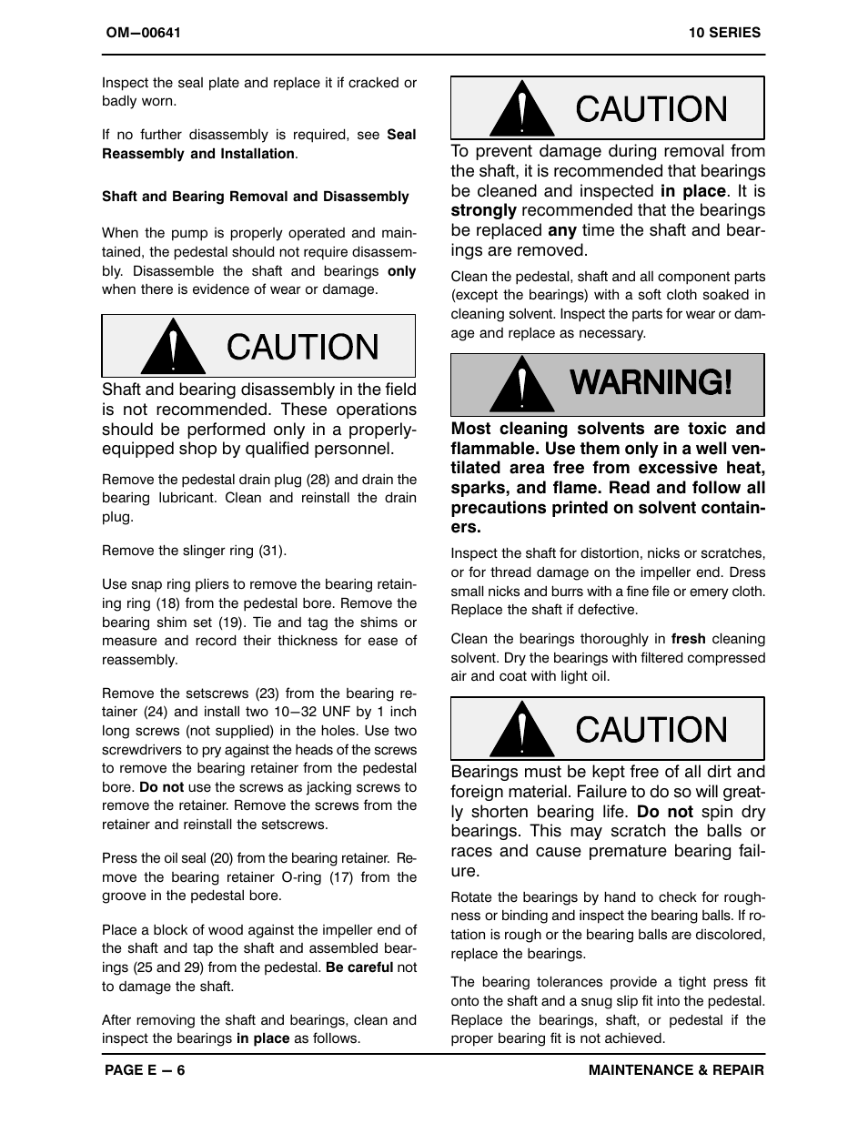 Gorman-Rupp Pumps 13C20-B 710764 and up User Manual | Page 30 / 35