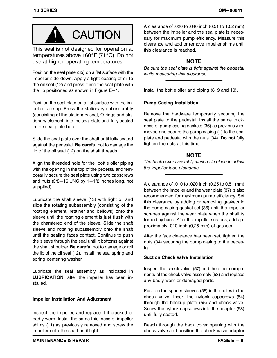 Gorman-Rupp Pumps 13C20-B 710764 and up User Manual | Page 33 / 35