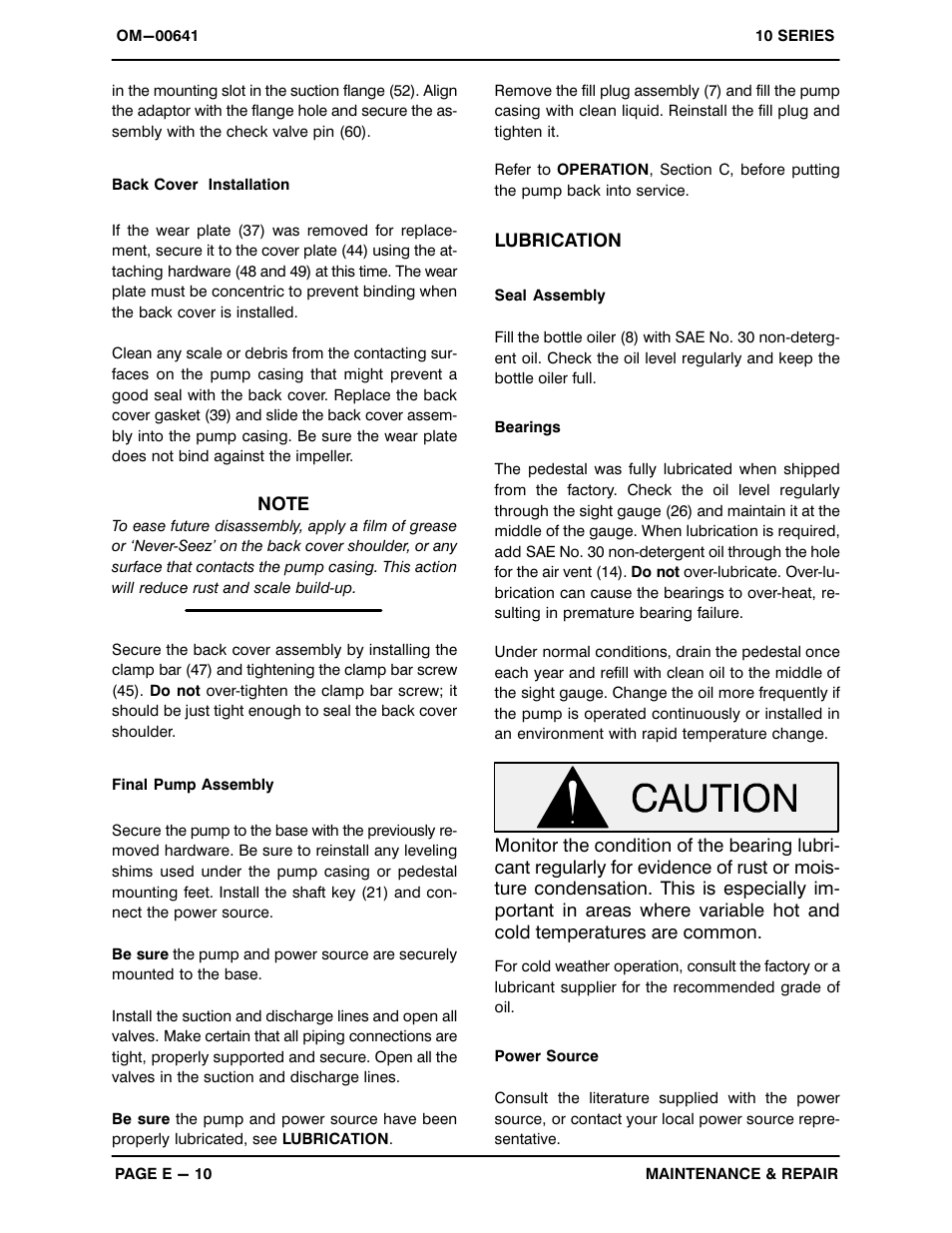 Gorman-Rupp Pumps 13C20-B 710764 and up User Manual | Page 34 / 35