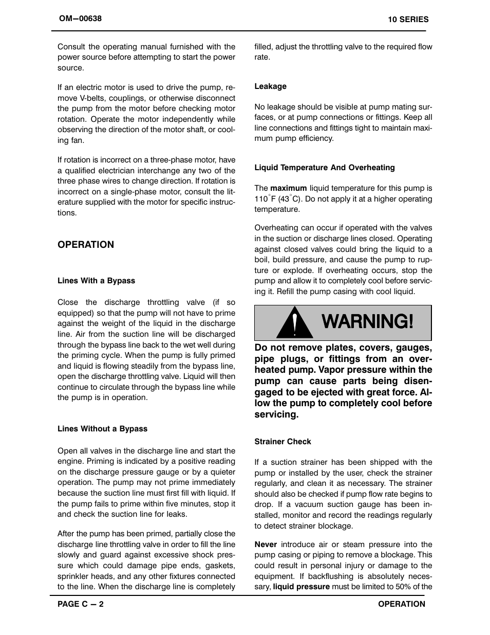 Gorman-Rupp Pumps 13C2-B 715157 and up User Manual | Page 18 / 34