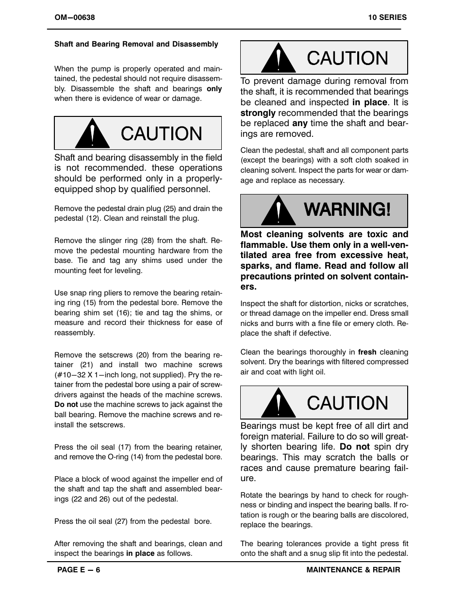 Gorman-Rupp Pumps 13C2-B 715157 and up User Manual | Page 28 / 34