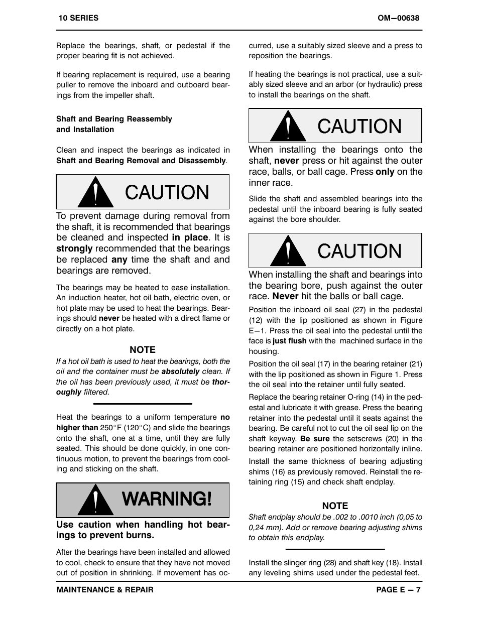 Gorman-Rupp Pumps 13C2-B 715157 and up User Manual | Page 29 / 34