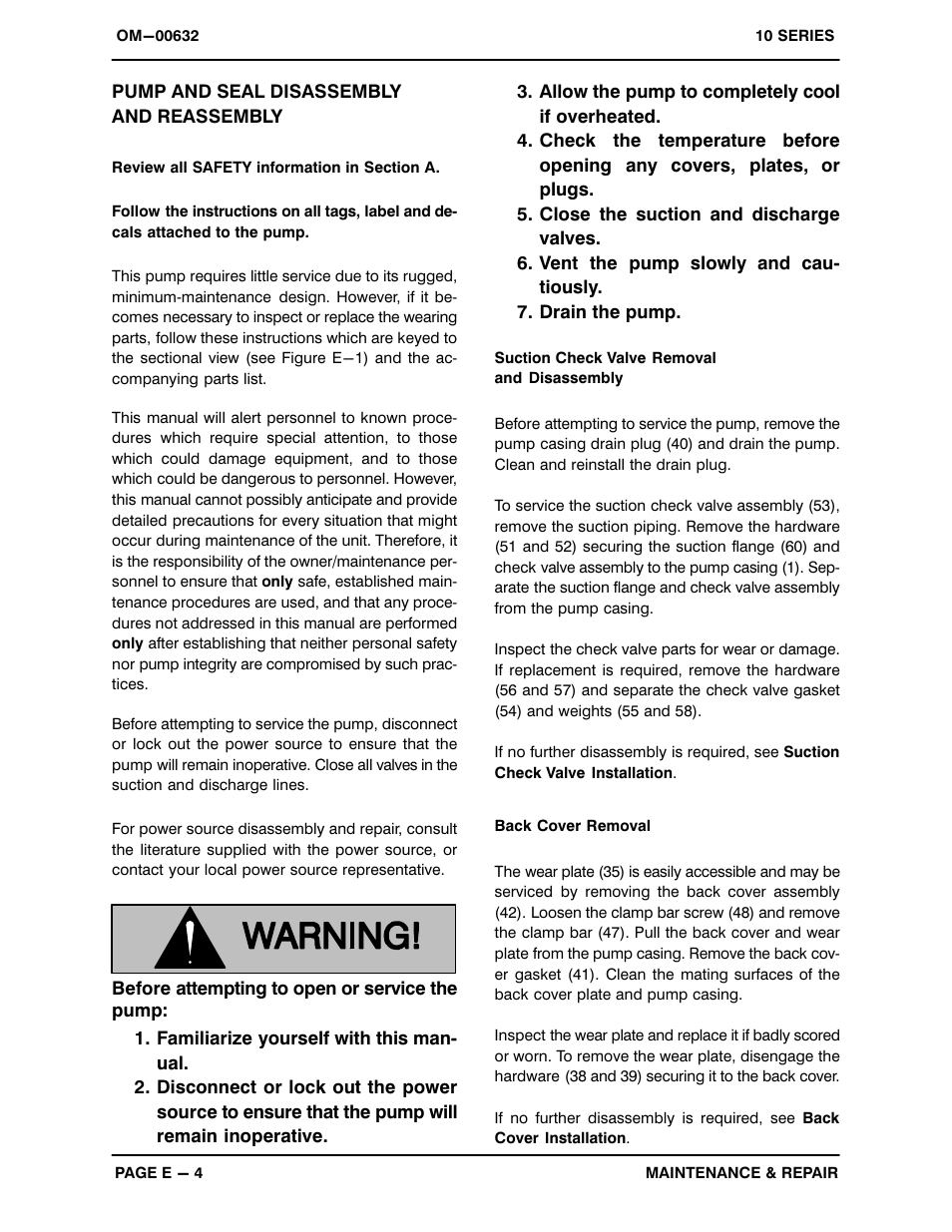 Pump and seal disassembly and reassembly | Gorman-Rupp Pumps 13A20-B 712987 and up User Manual | Page 27 / 34