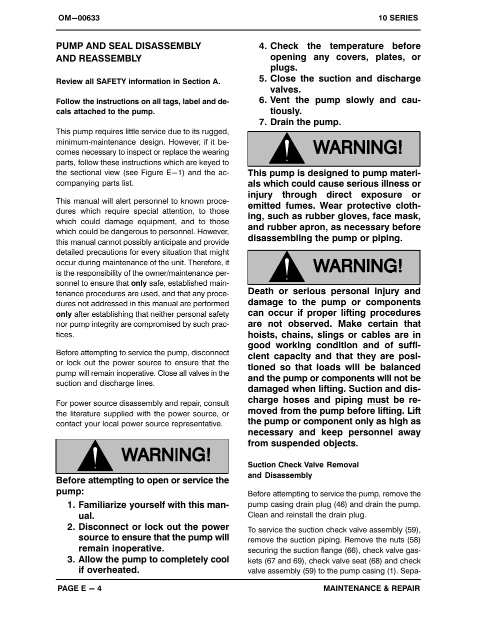 Pump and seal disassembly and reassembly | Gorman-Rupp Pumps 13A22-B 1063371 and up User Manual | Page 27 / 35