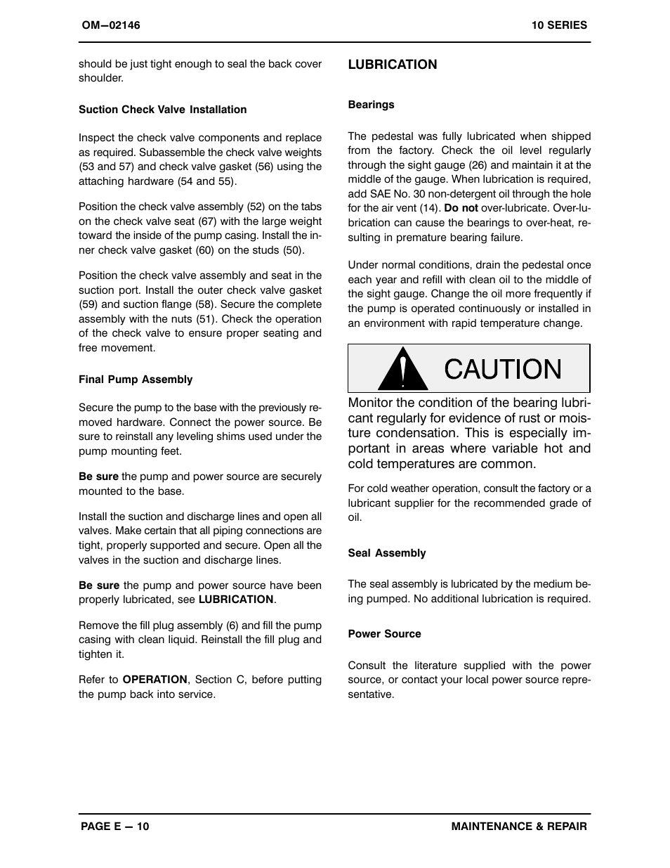 Gorman-Rupp Pumps 13A65-B 776101 and up User Manual | Page 33 / 34