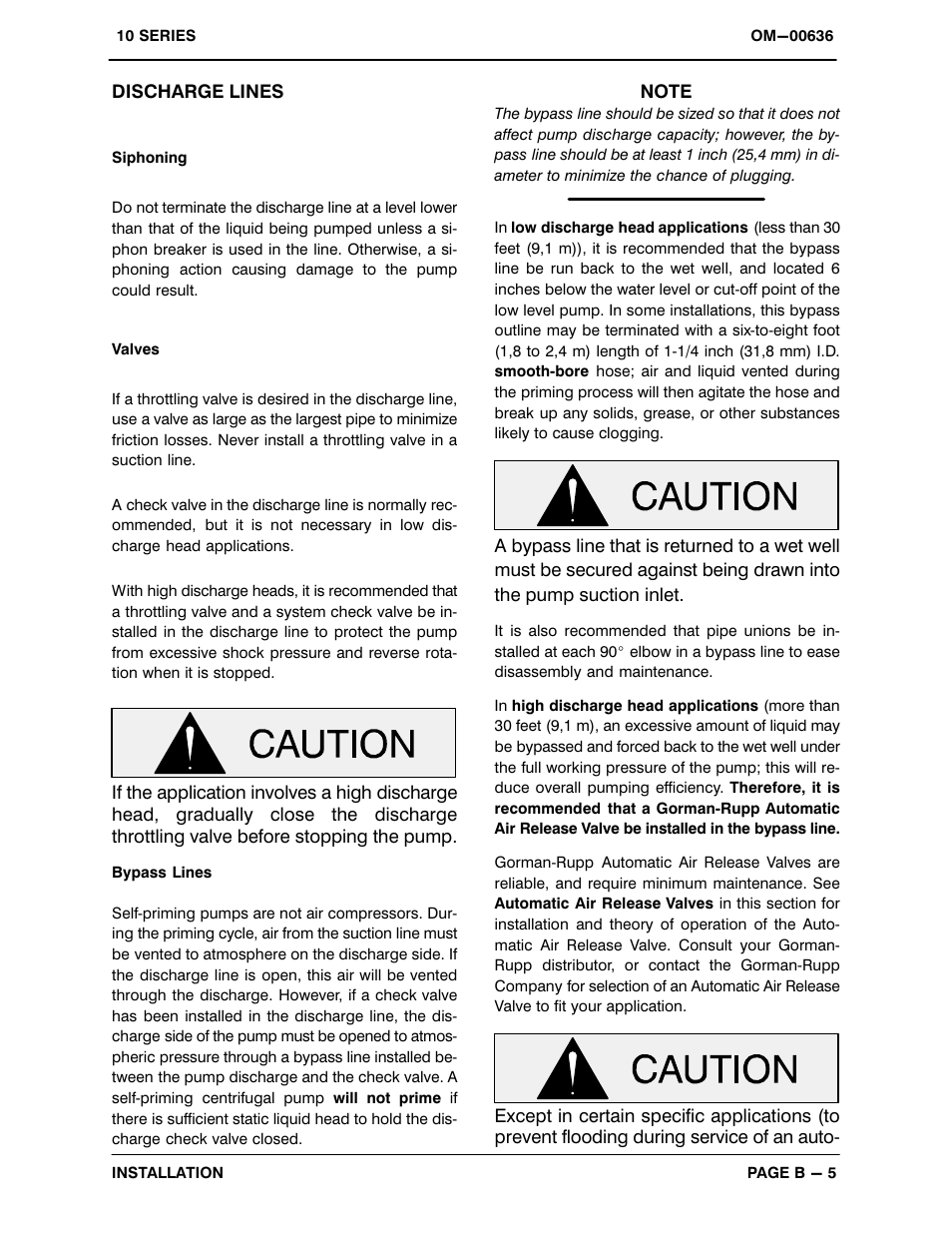 Gorman-Rupp Pumps 13A9-B 733170 and up User Manual | Page 12 / 35