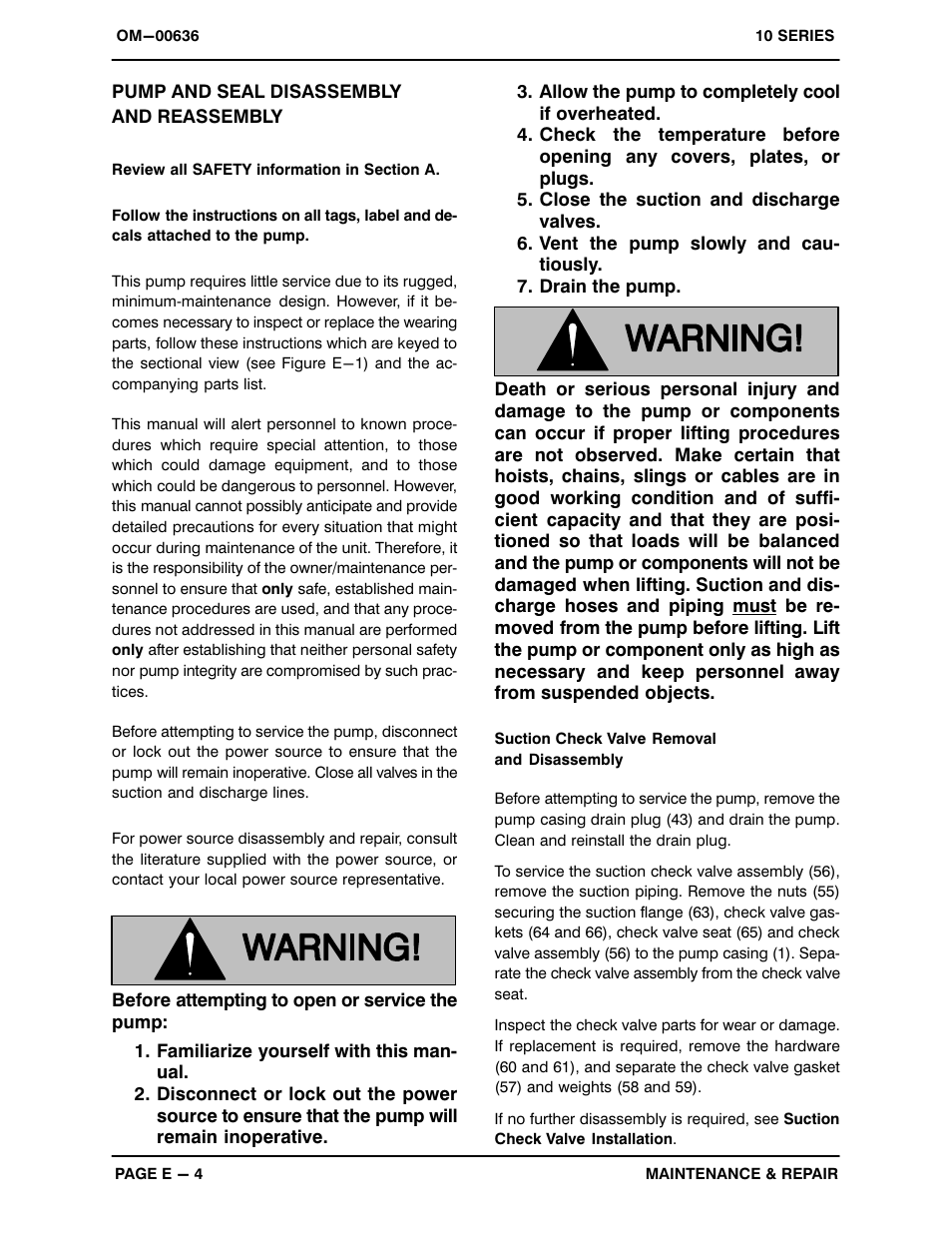 Pump and seal disassembly and reassembly | Gorman-Rupp Pumps 13A9-B 733170 and up User Manual | Page 27 / 35