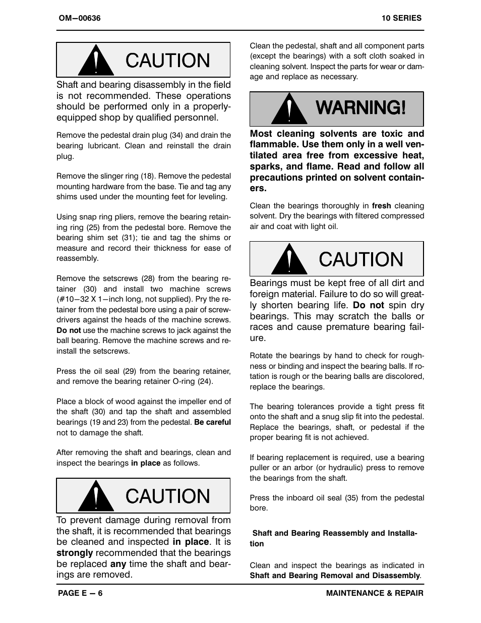 Gorman-Rupp Pumps 13A9-B 733170 and up User Manual | Page 29 / 35