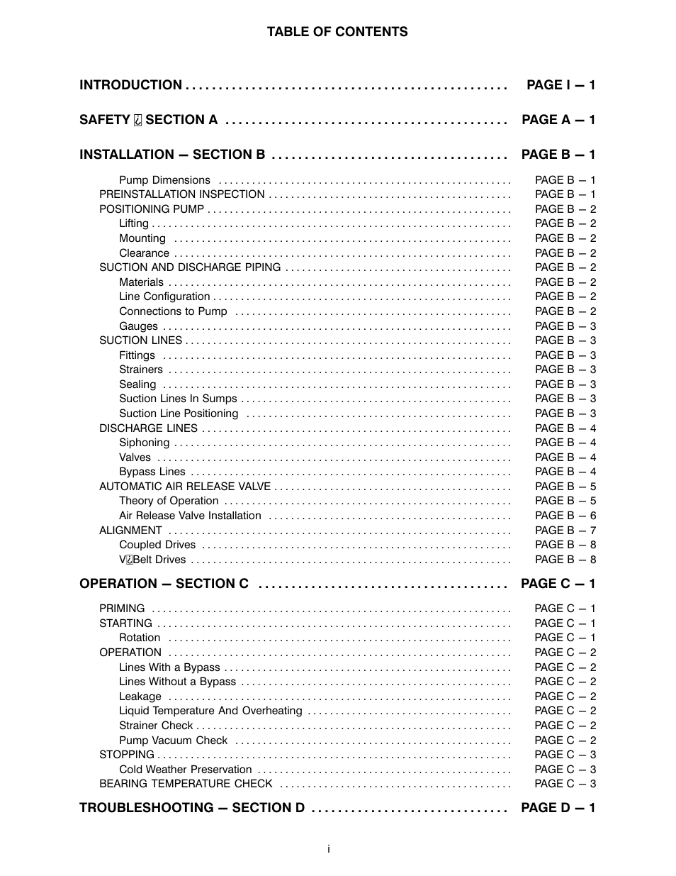 Gorman-Rupp Pumps 13A9-B 733170 and up User Manual | Page 3 / 35