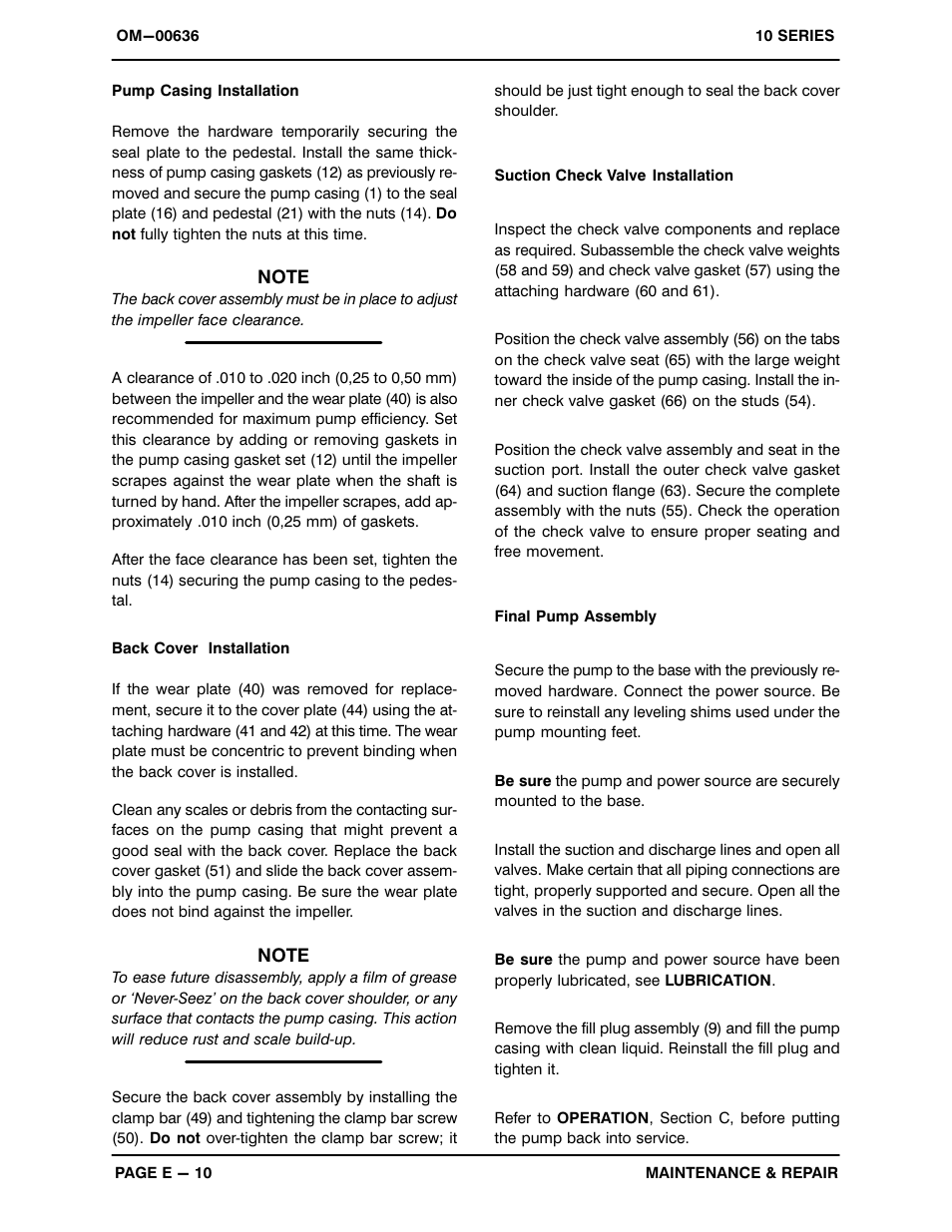 Gorman-Rupp Pumps 13A9-B 733170 and up User Manual | Page 33 / 35