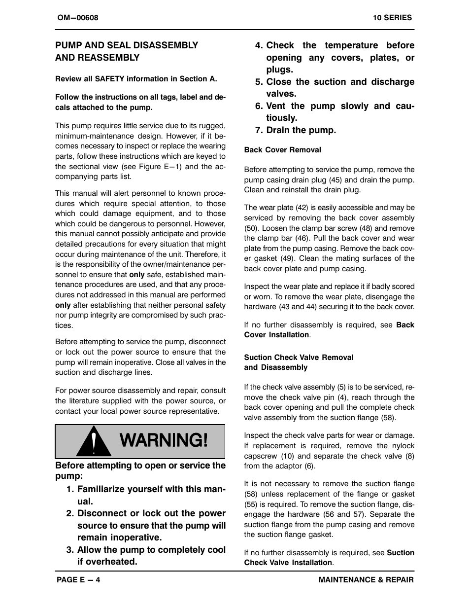 Pump and seal disassembly and reassembly | Gorman-Rupp Pumps 12C20-B 1341727 and up User Manual | Page 27 / 35
