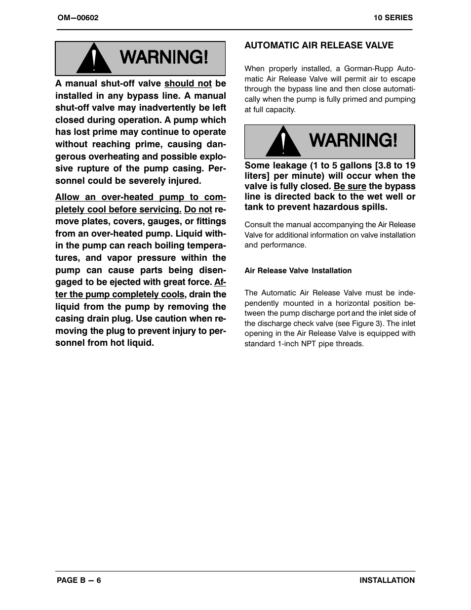 Gorman-Rupp Pumps 12C2-B 722995 and up User Manual | Page 13 / 35