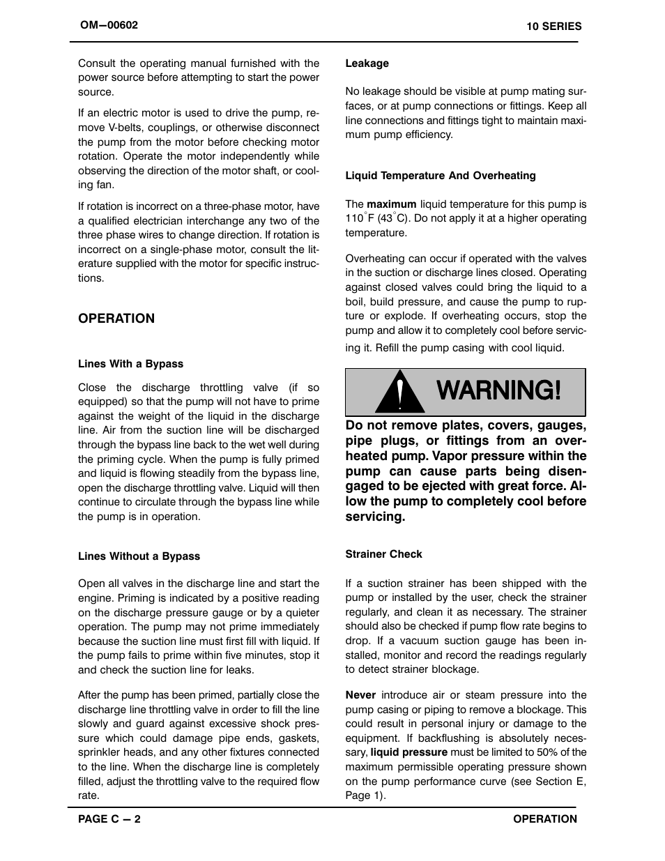 Gorman-Rupp Pumps 12C2-B 722995 and up User Manual | Page 19 / 35