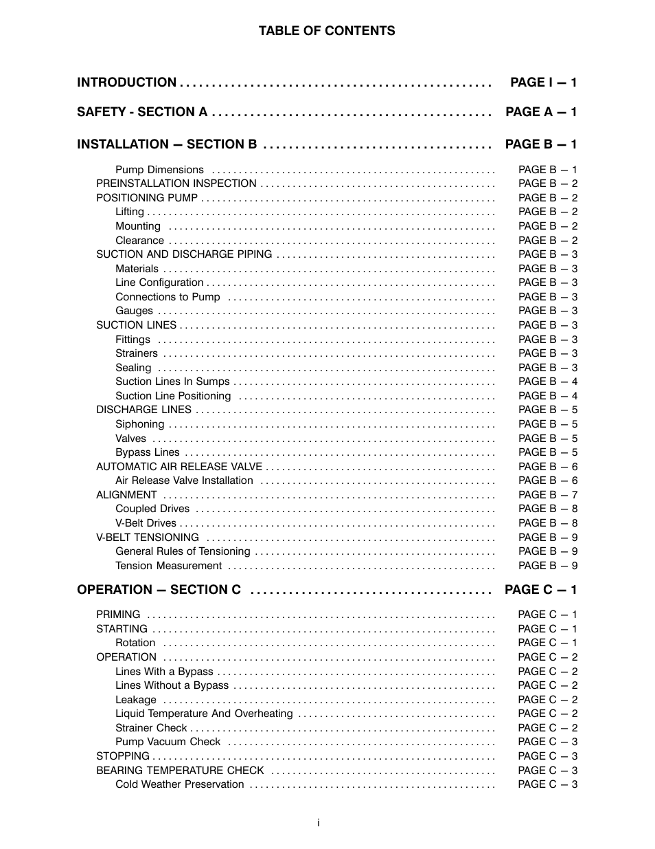 Gorman-Rupp Pumps 12C2-B 722995 and up User Manual | Page 3 / 35