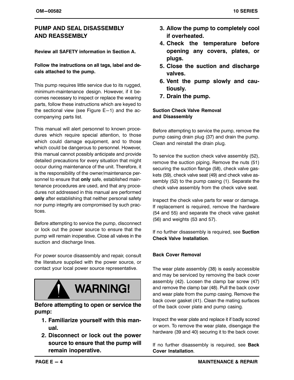 Pump and seal disassembly and reassembly | Gorman-Rupp Pumps 12B9-B 723228 and up User Manual | Page 27 / 35