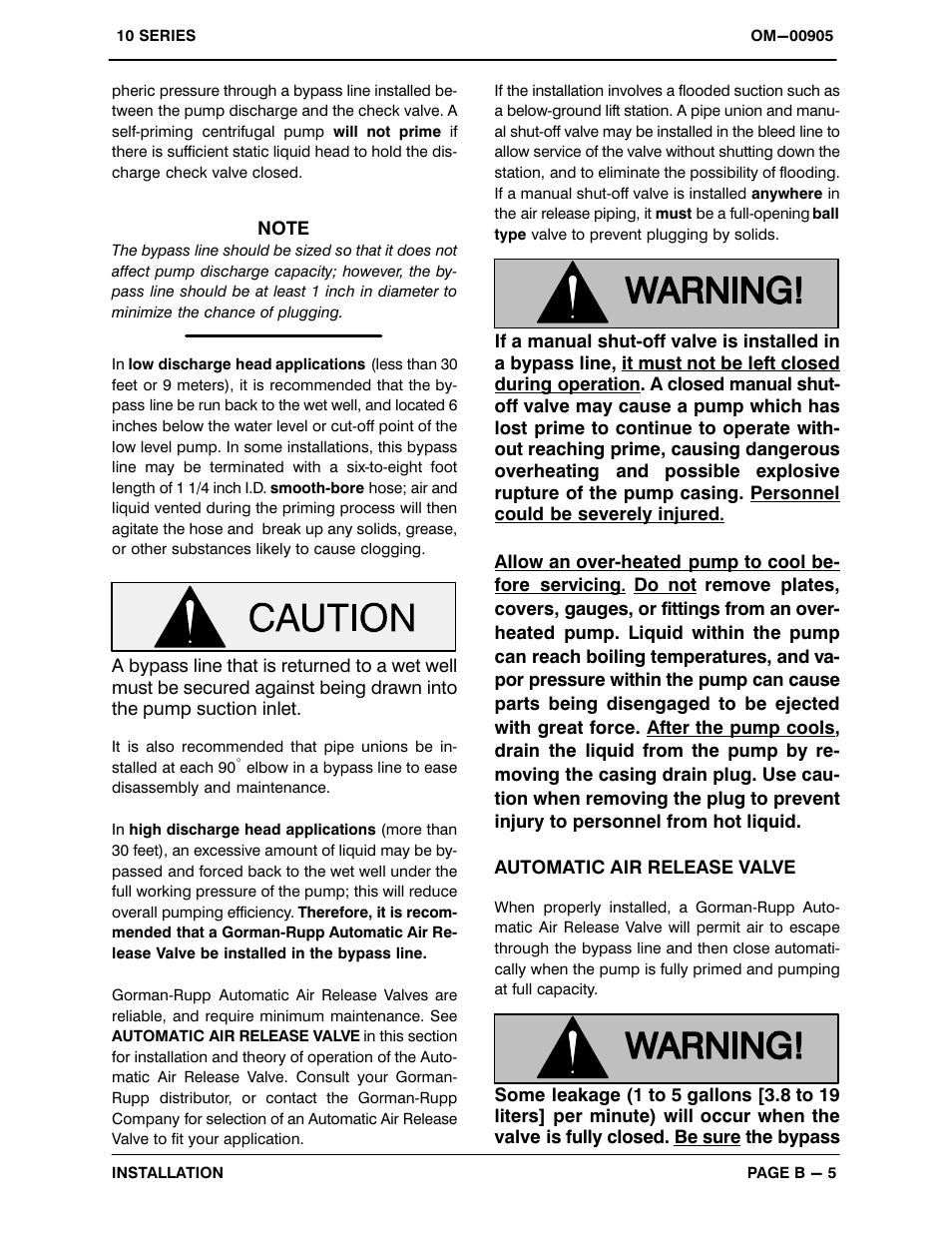 Gorman-Rupp Pumps 112E60-B 1408480 and up User Manual | Page 12 / 34