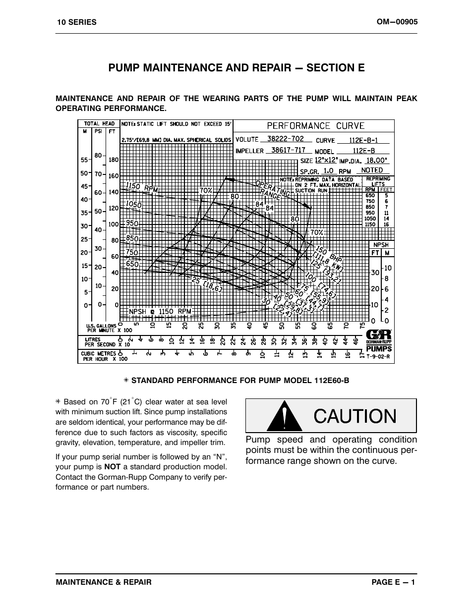 Gorman-Rupp Pumps 112E60-B 1408480 and up User Manual | Page 23 / 34