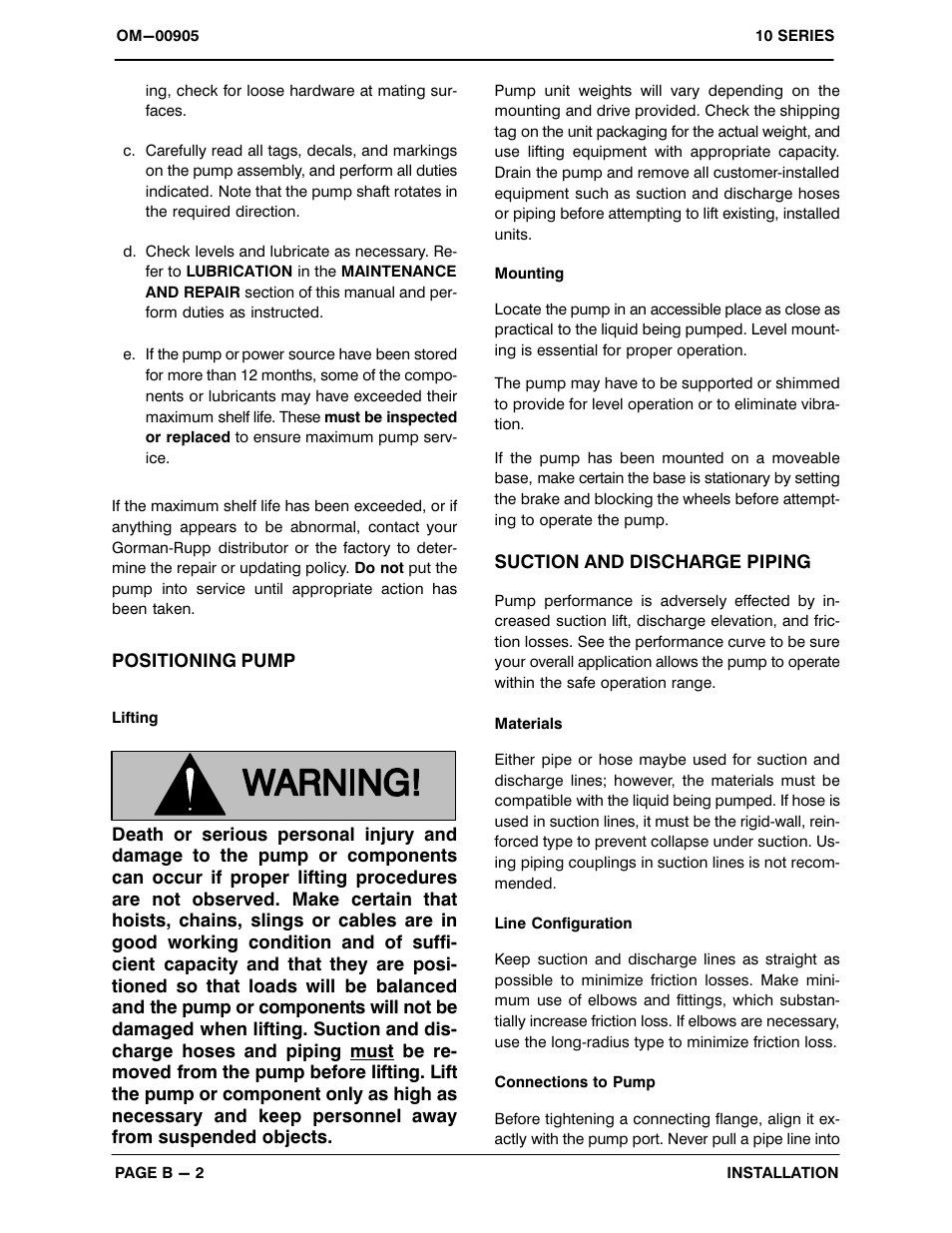 Gorman-Rupp Pumps 112E60-B 1408480 and up User Manual | Page 9 / 34