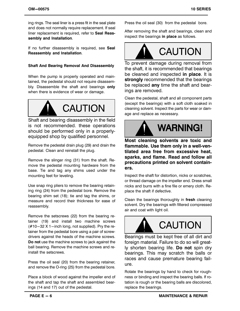 Gorman-Rupp Pumps 12B2-B 723756 and up User Manual | Page 29 / 35