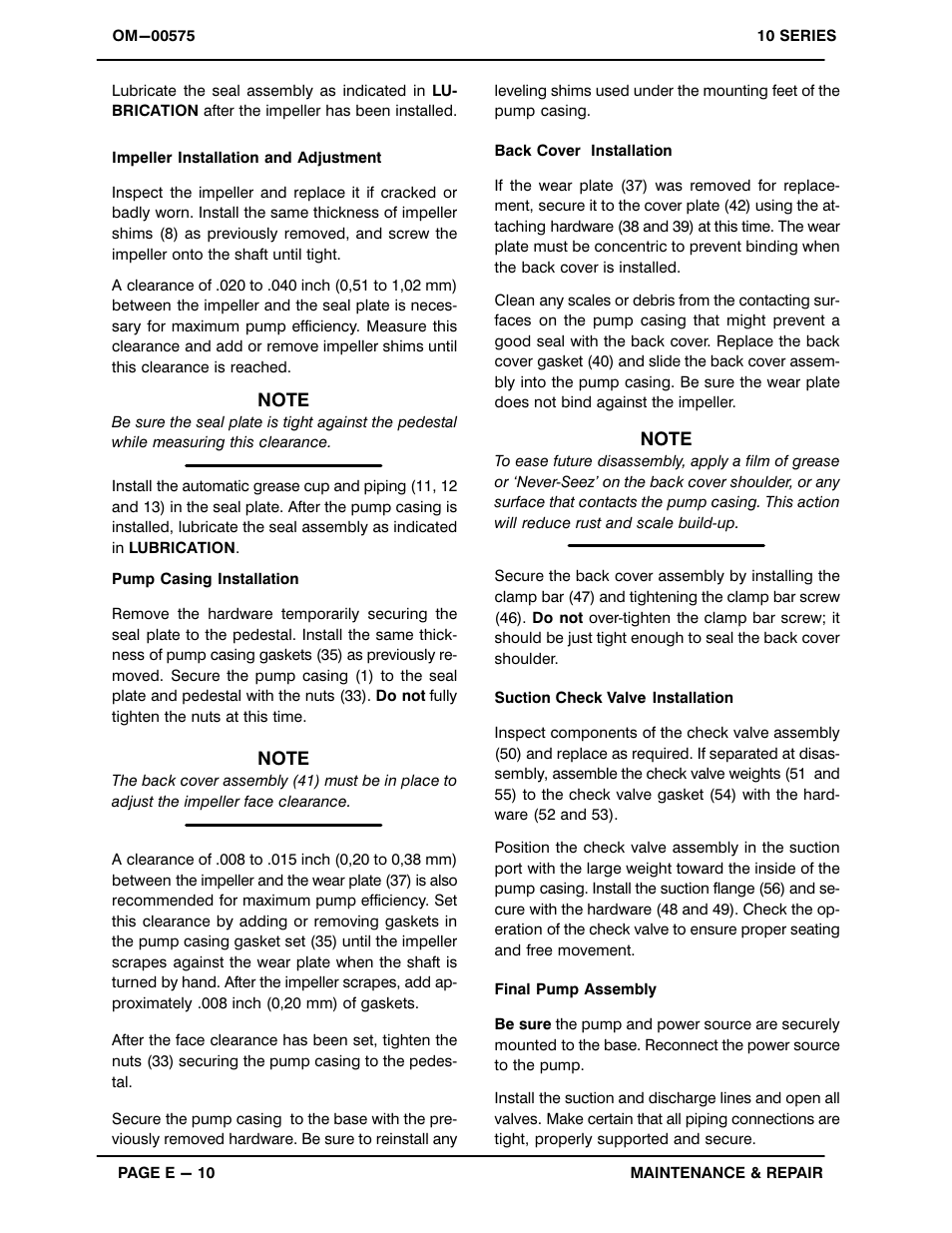 Gorman-Rupp Pumps 12B2-B 723756 and up User Manual | Page 33 / 35