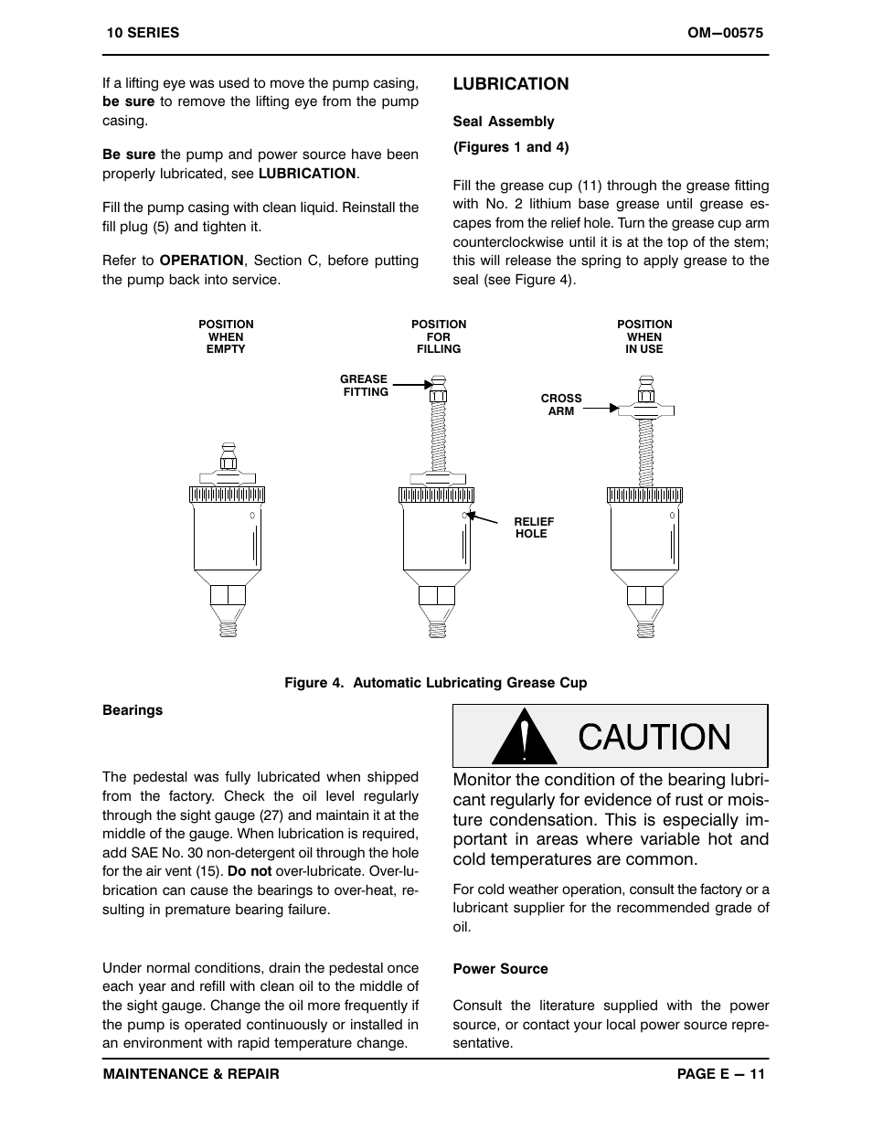 Lubrication | Gorman-Rupp Pumps 12B2-B 723756 and up User Manual | Page 34 / 35