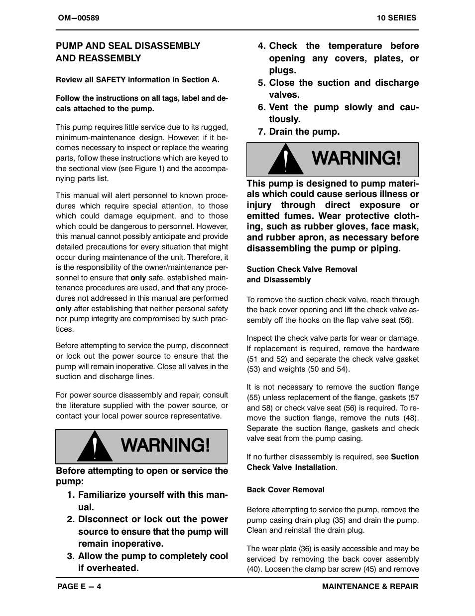 Pump and seal disassembly and reassembly | Gorman-Rupp Pumps 12B22-B 1343820 and up User Manual | Page 27 / 36